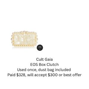 Cult Gaia Eos Box Clutch